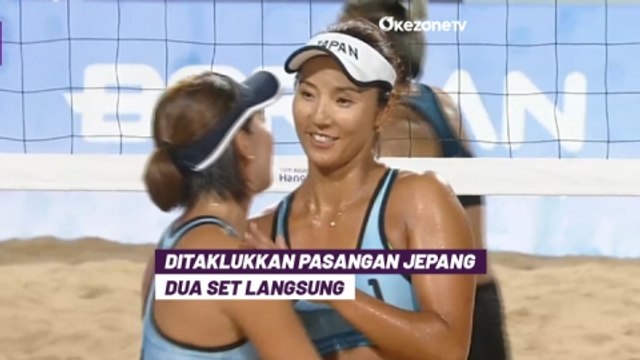 Highlight Voli Pantai Wanita Asian Games 2023 : Nur Atika Sari/Bernadetta Shella Herdanti Ditaklukkan Pasangan Jepang