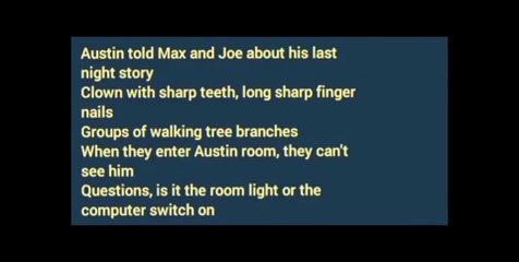 Write scary stories 11
