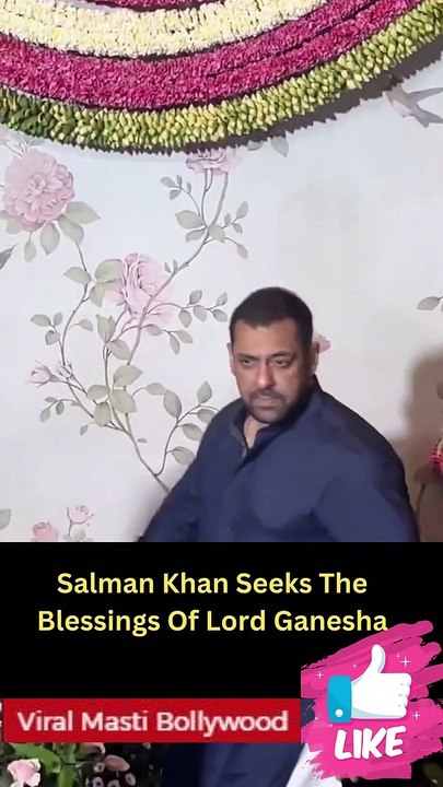 Salman Khan Seeks The Blessings Of Lord Ganesha