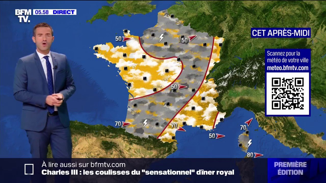 De la pluie du Sud-Ouest au Nord-Est, quelques éclaircies sur le reste du pays ce vendredi