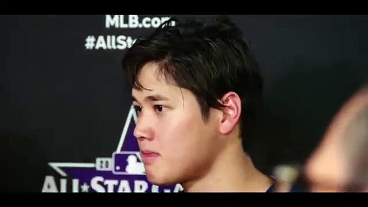 MLB All Star Game Shohei Ohtani's interview 202...