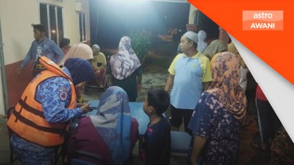 Banjir kilat, 102 penduduk dipindahkan di dua pusat pemindahan di Baling