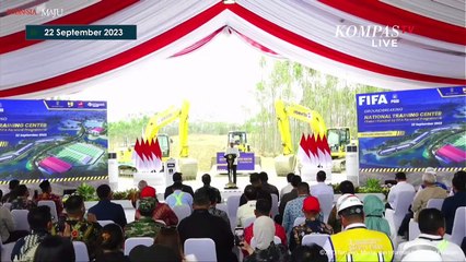 [FULL] Presiden Jokowi Resmikan Groundbreaking Tempat Latihan Timnas Indonesia di IKN