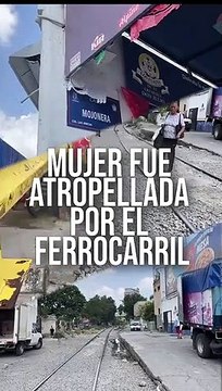 Una mujer de la tercera edad, fue embestida por el ferrocarril en la colonia Las Juntas; sufrió varias fracturas #TuNotiReel