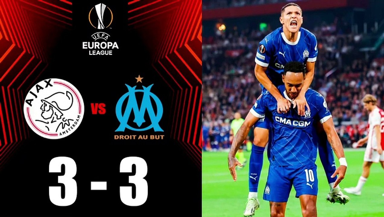 Ajax vs Marseille 3-3 Highlights Goals - Europa League 2023-2024