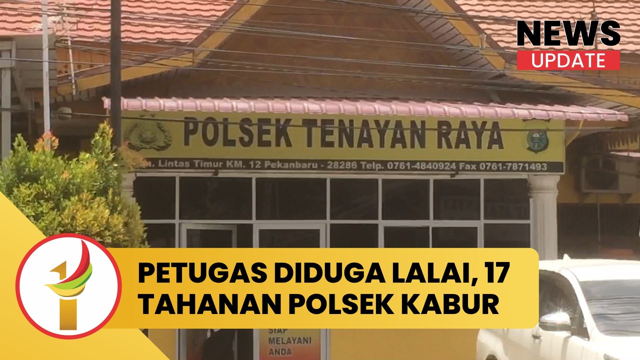 Warga Menduga 17 Tahanan Polsek Tenayan Raya Kabur Karena Petugas Ketiduran