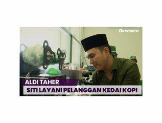 Aldi Taher Buka Kedai Kopi, Tak Gengsi Ikut Layani Pelanggan