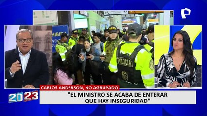 Carlos Anderson sobre estado de emergencia: "Sacar a las FF.AA es una solución simplista y populista"