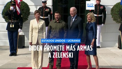 Zelenski recibe en la Casa Blanca la promesa de más armas de defensa antiaérea