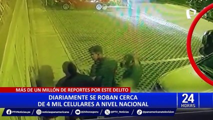 En lo que va del año, diariamente se roban cerca de 4 mil celulares a nivel nacional, según Osiptel