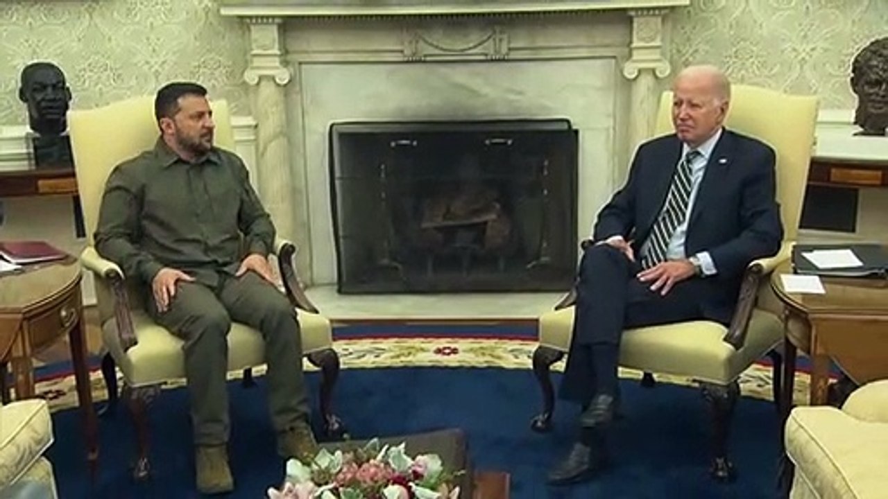 Selenskyj im Weißen Haus: Biden würdigt 'Mut' der Ukrainer