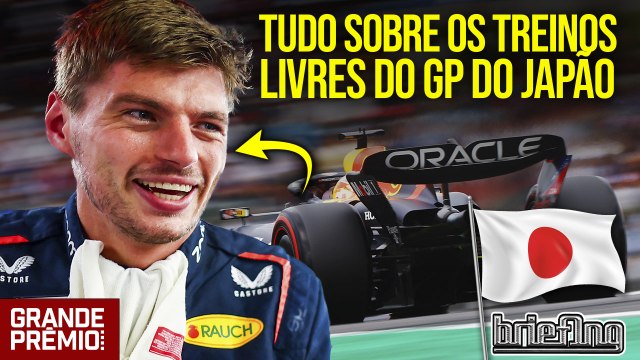 F1 2023 no Japão: Verstappen DOMINA treinos livres. Leclerc 2º | Briefing