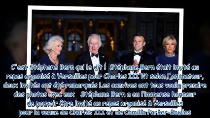 On a tous fait des photos avec…  ces deux invités du dîner de Charles III à Versailles ne sont vr