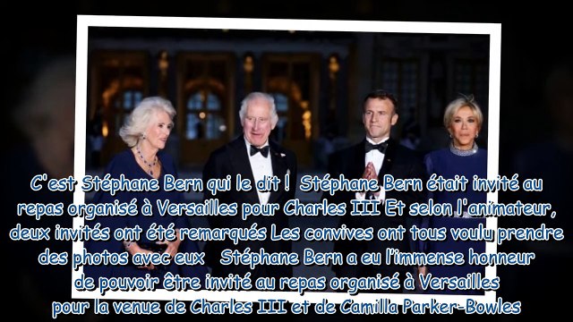 On a tous fait des photos avec… ces deux invités du dîner de Charles III à Versailles ne sont vr