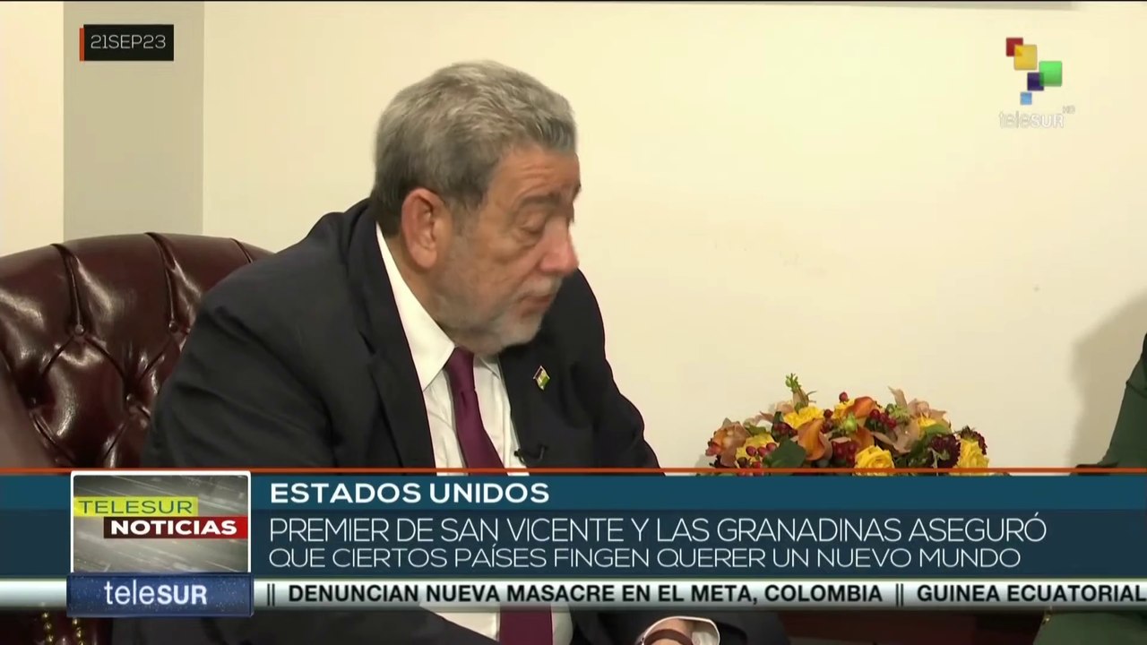 Ralph Gonsalves: Ciertos países fingen querer en nuevo mundo