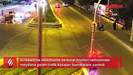 Trafik kazaları KGYS kamerasında