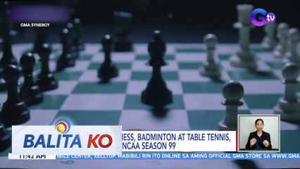 Taekwondo, chess, badminton at table tennis, magbabalik sa NCAA Season 99 | BK