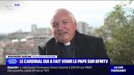 Tải video: Le cardinal Aveline, qui a convaincu le pape de venir à Marseille, témoigne sur BFMTV