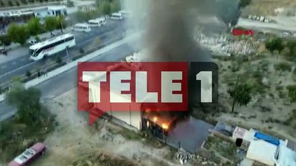 Kapadokya'da korkutan yangın! Balonların kalktığı saate denk geldi