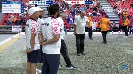CHAMPIONNATS D'EUROPE - ALBERTVILLE 2023 - TOUR 2 FRANCE VS ANDORRE