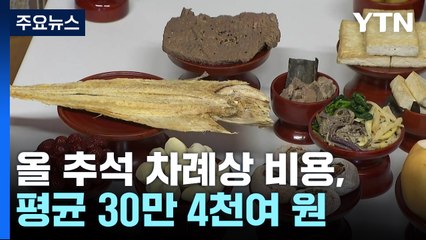 올 추석 차례상 30만 원...간소화 차림은 60% 저렴 / YTN