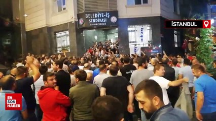 İBB çalışanlarından sözleşme tepkisi