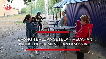 7 Orang Terluka Setelah Pecahan Rudal Rusia Menghantam Kyiv