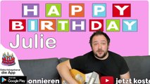 Happy Birthday, Julie! Geburtstagsgrüße an Julie