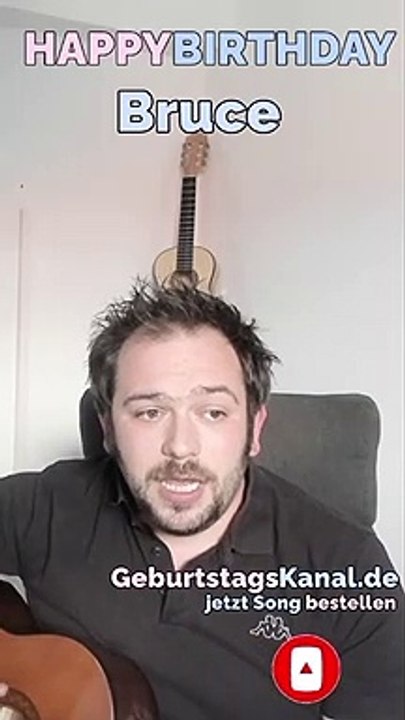 Happy Birthday, Bruce! Geburtstagsgrüße an Bruce