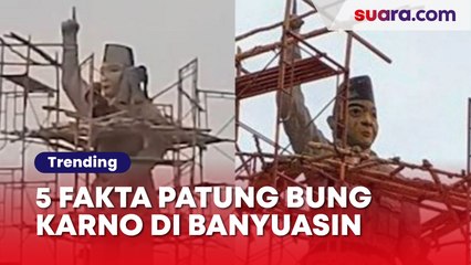 5 Fakta Patung Bung Karno di Banyuasin, Habiskan Setengah Triliun Tapi Tidak Mirip
