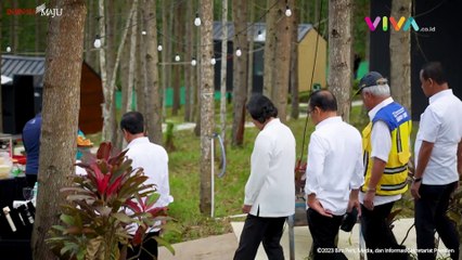 Menteri PUPR Jadi Pramusaji Presiden dan Para Menteri di IKN