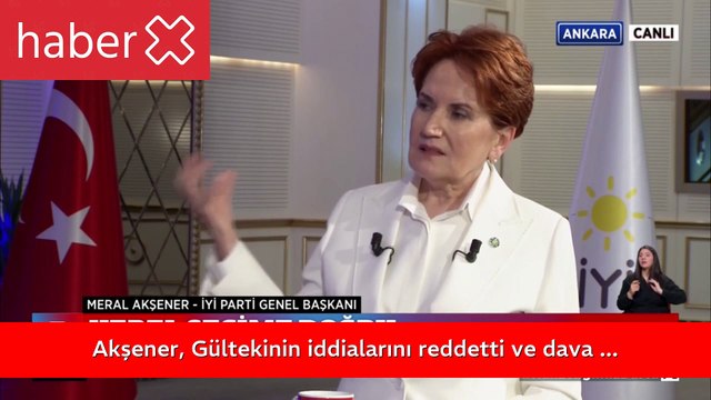 Akşener, Gültekin'in iddialarını reddetti ve dava açacak