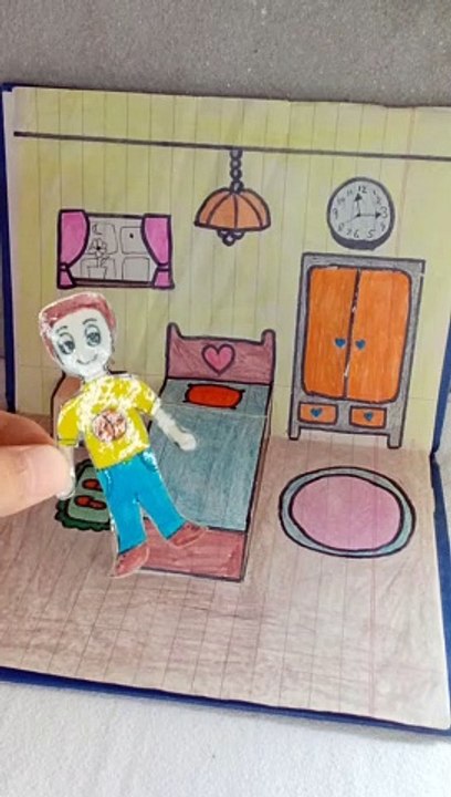 Cute paper doll  #creativefatimaakram #youtubeshorts #viral #shorts