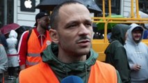 Concentración y huelga de empleados de Apple en París para reclamar subidas salariales