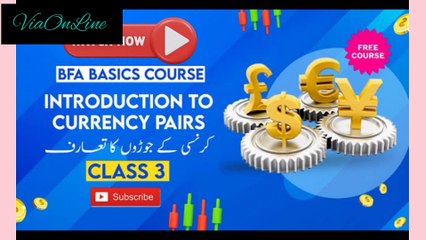 Introduction to Currency Pairs | Class 3 | Free Basics Course.