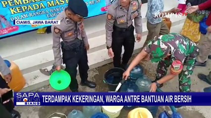 Terdampak Kekeringan, Begini Kondisi Warga di Sejumlah Daerah saat Antre Bantuan Air Bersih