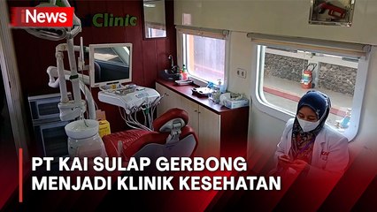 PT KAI Sulap Gerbong jadi Klinik, Warga Bisa Cek Kesehatan Gratis