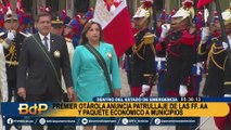 Dina Boluarte se reunirá con alcaldes de SJL y SMP, anuncia el premier Otárola