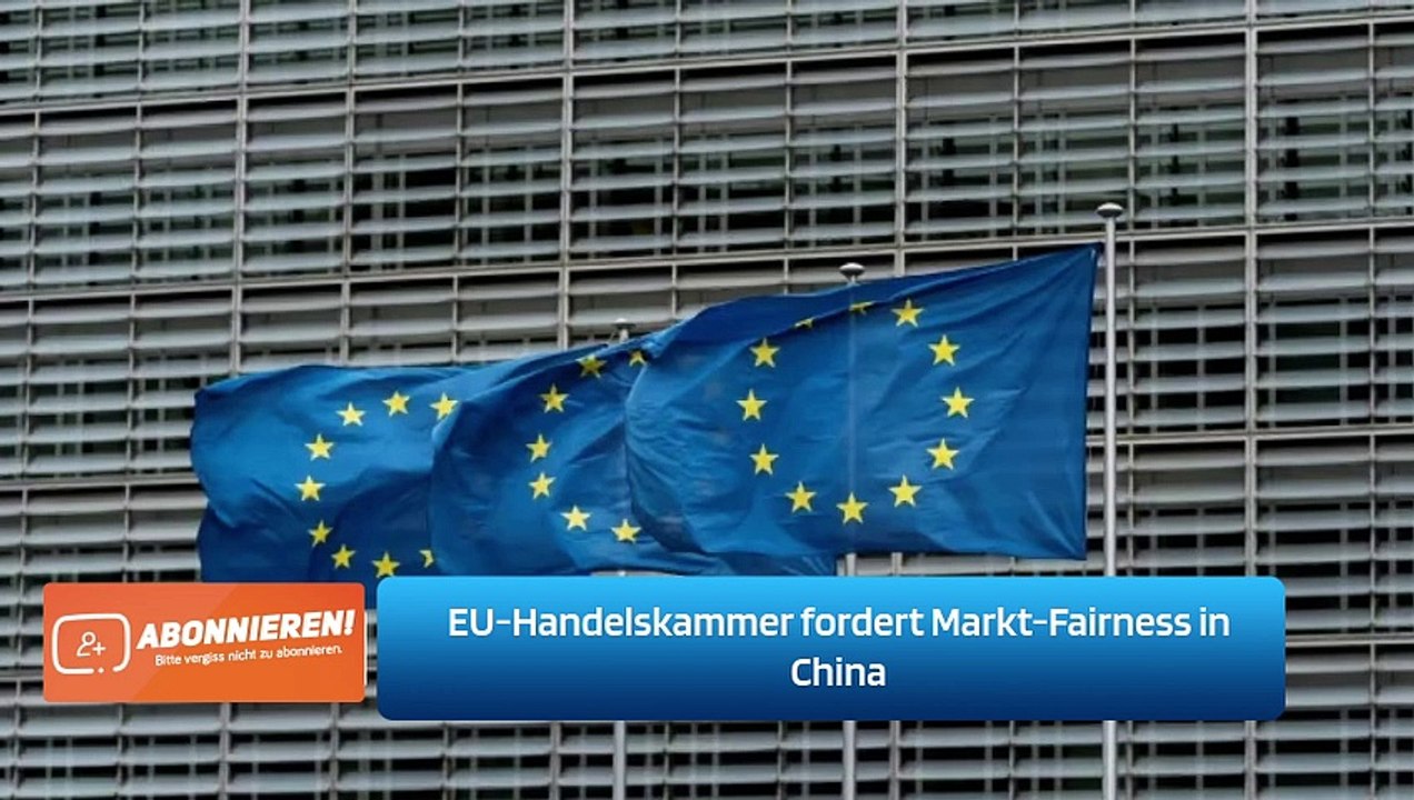 EU-Handelskammer fordert Markt-Fairness in China