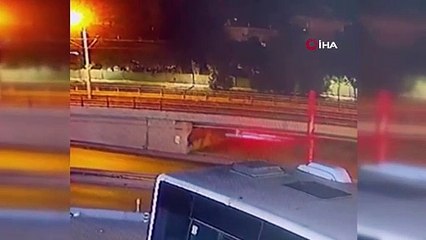 Katliam gibi kazanın görüntüsü kamerada!