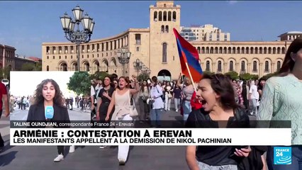 Haut-Karabakh : à Erevan, les manifestants accusent Nikol Pachinian de "traîtrise"