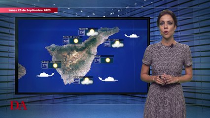 La previsión del tiempo en Canarias para el 25 de septiembre de 2023
