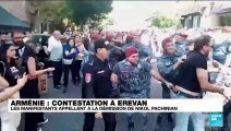 Haut-Karabakh : à Erevan, les manifestants accusent Nikol Pachinian de 