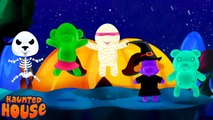 Five Little Monsters, Scary Monsters for Kids - Halloween Songs And Spooky Rhymes