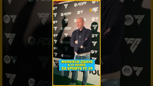 ZIDANE au lancement du jeu EA Sports FC 24