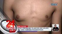 Lumalaking dibdib ng 15-anyos na lalaki, inilapit sa GMA Kapuso Foundation | 24 Oras