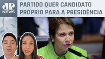 Nome de Tereza Cristina ganha força no PP para 2026; Amanda Klein e Claudio Dantas analisam
