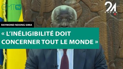 [#Reportage]  Raymond Ndong Sima : « L’inéligibilité doit concerner tout le monde »
