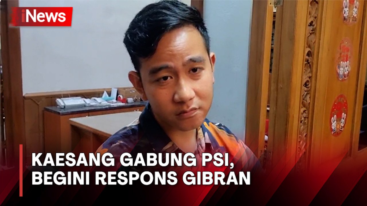 Gibran Tanggapi Kabar Kaesang Pangarep Gabung PSI, Begini Responnya