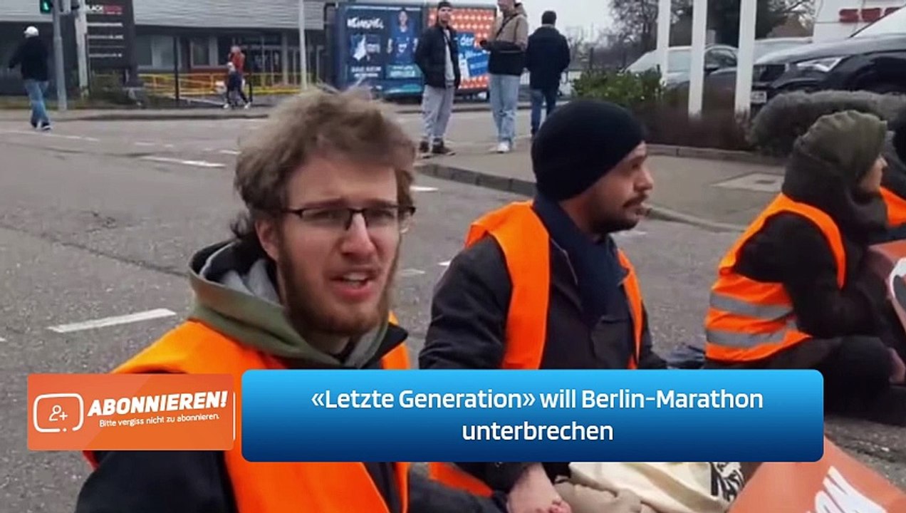 «Letzte Generation» will Berlin-Marathon unterbrechen
